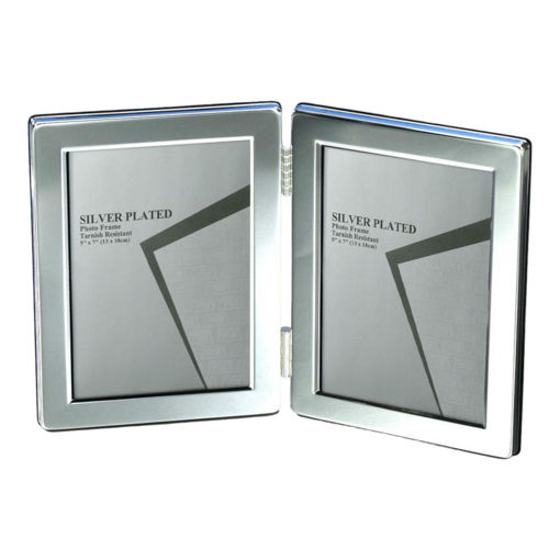 Picture of SILVER FRAME DOUBLE 5X7